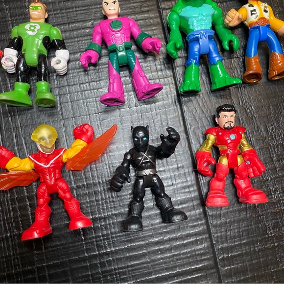 Imaginext Fisher Price DC Comic Marvel Mixed Lot Figures 38 Piece - Picture 3 of 12